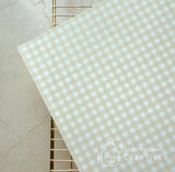 Gingham Caramel Icing Sheet