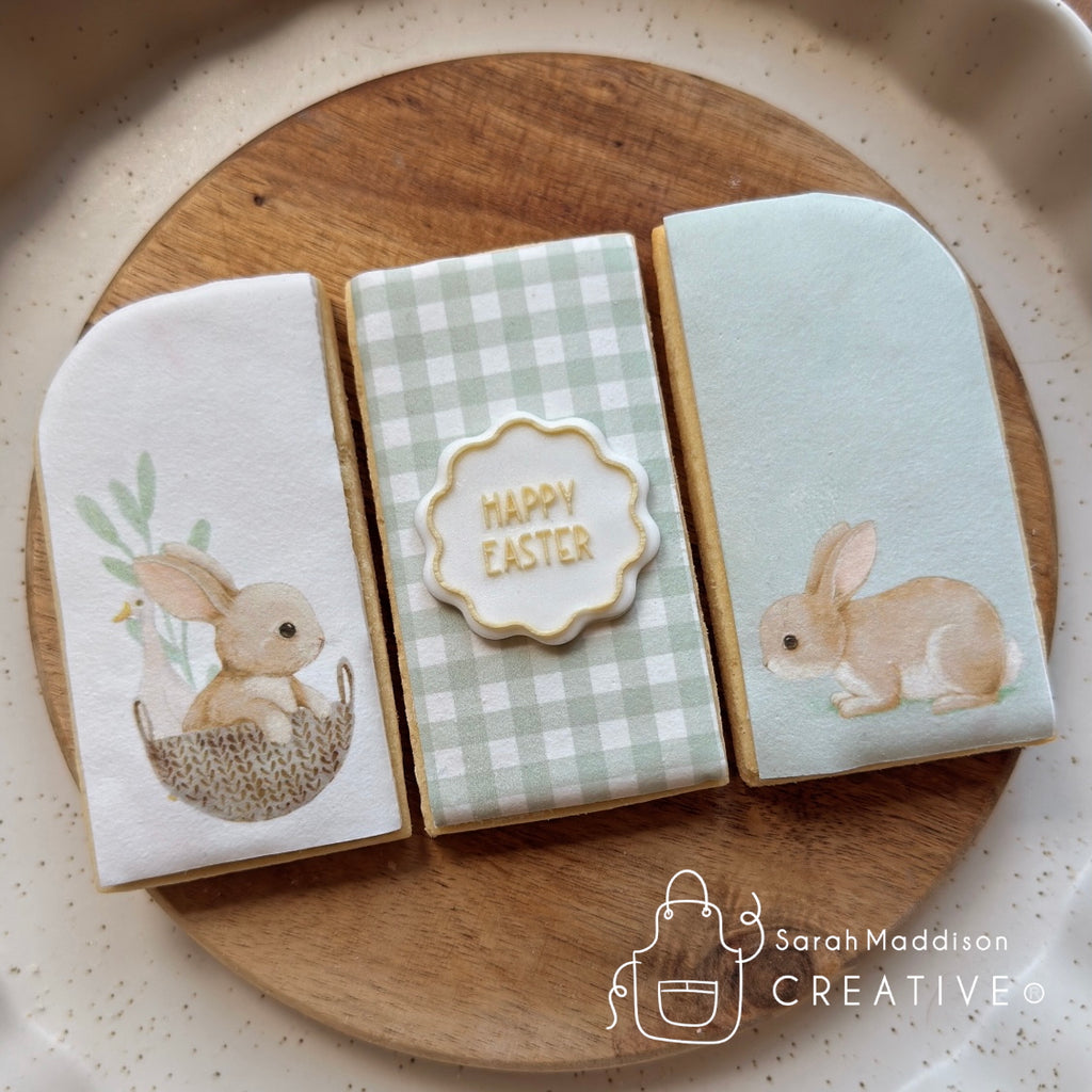 Basket Bunny Set Edible Icing Sheet