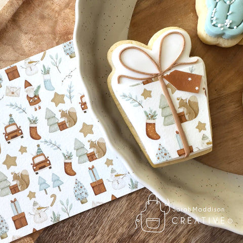 It’s Christmas! Gift Wrap Edible Icing Sheet