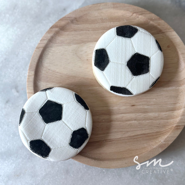 Soccer Ball Stamp (standard cookie size)
