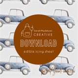 DIGITAL Classic Cars Icing Sheet Download