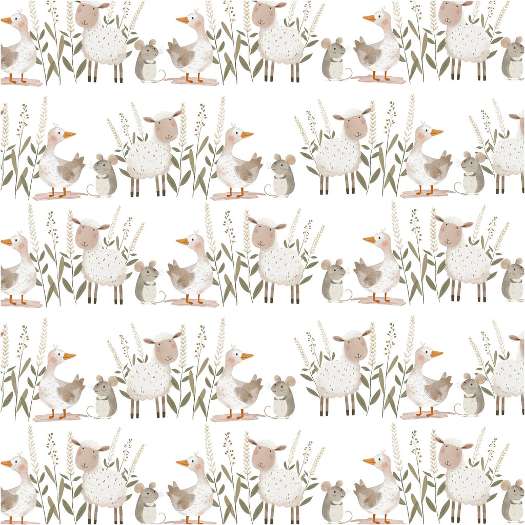 Farmyard Friends Pattern Edible Icing Sheet