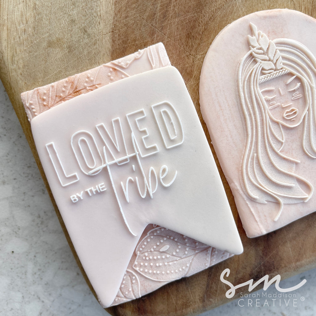 Loved By The Tribe Cookie Stamp