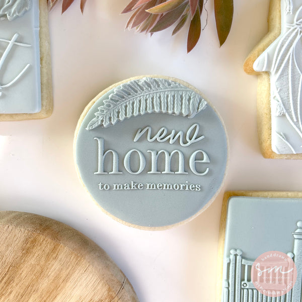 New Home To Make Memories Cookie Stamp