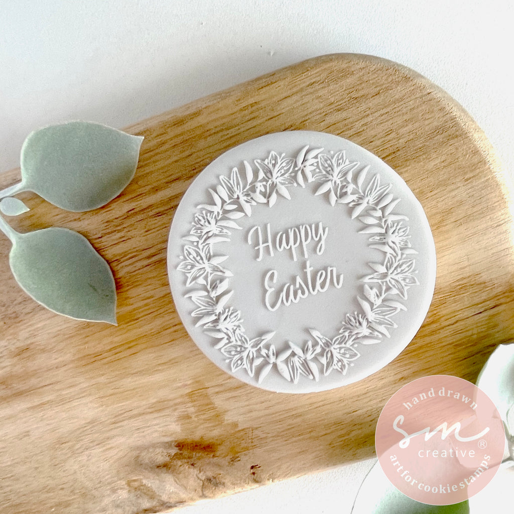 Easter Wreath Cookie Stamp