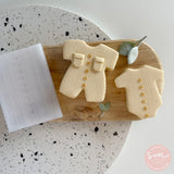 Buttoned Linen Cookie Stamp
