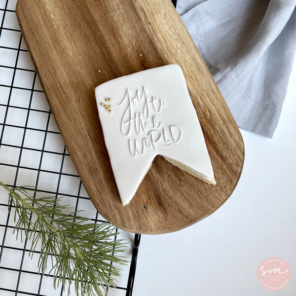 Joy To The World Cookie Stamp