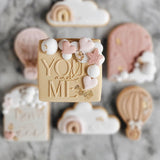 You and Me Cookie Stamp