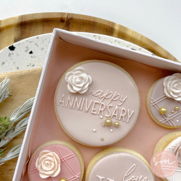 Happy Anniversary Cookie Stamp