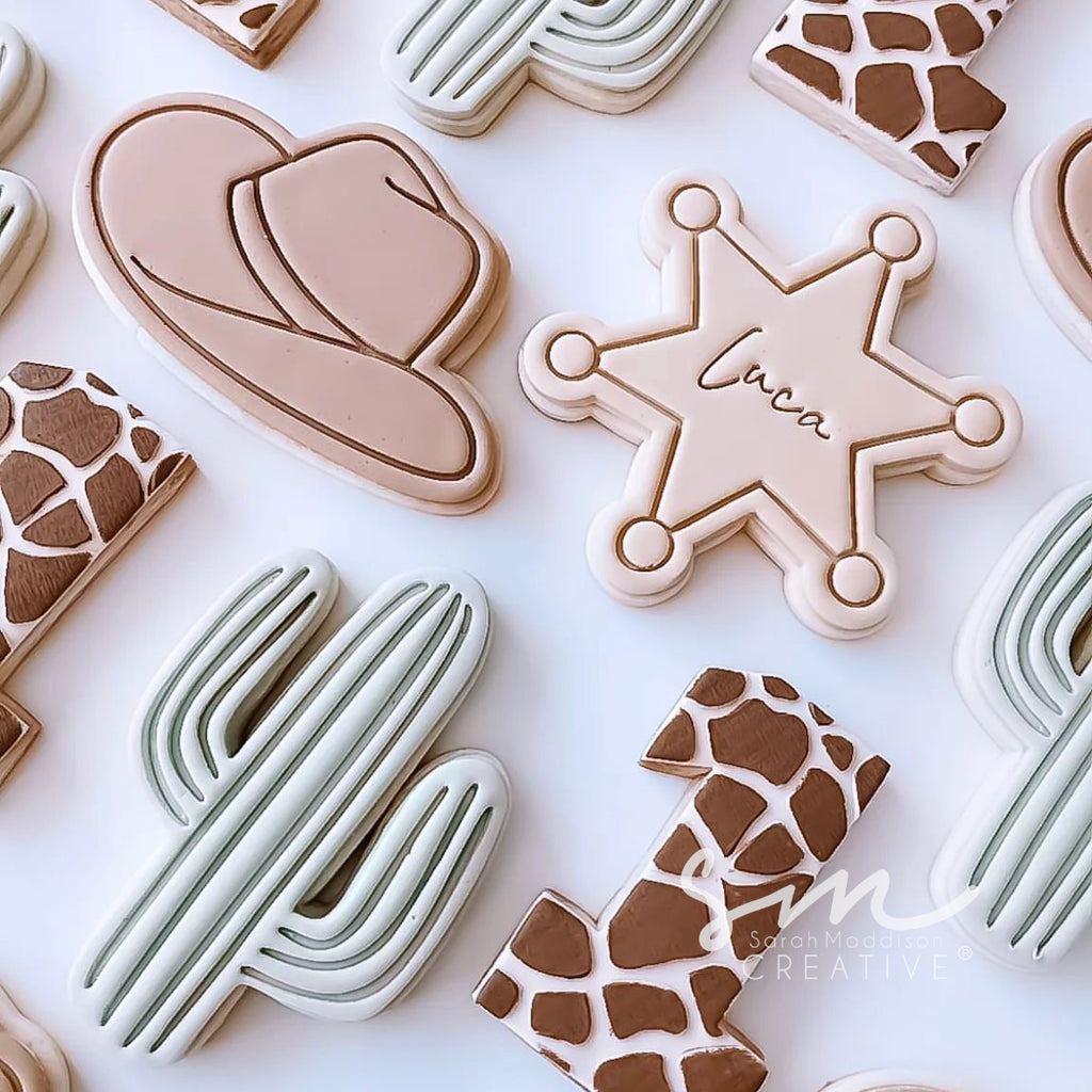 Giraffe Pattern Cookie Stamp