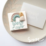 Happy Easter Mixed Fonts Cookie Stamp