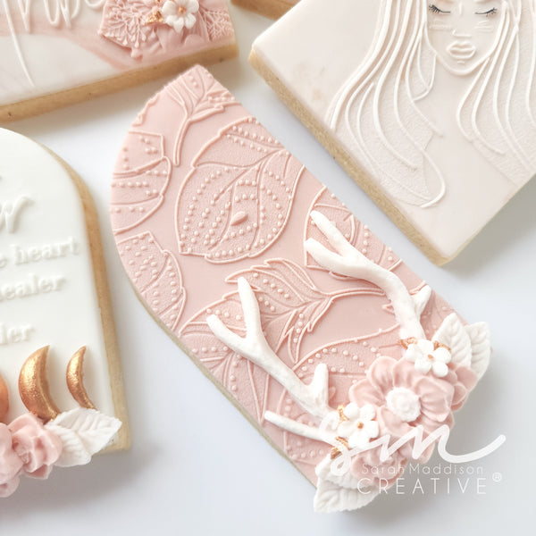 Feather Pattern Cookie Stamp