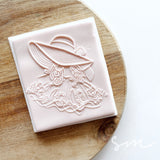 Hatted Beauty Cookie Stamp