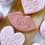 I Love You Speech Bubble Cookie Stamp