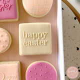 Happy Easter Serif Cookie Stamp