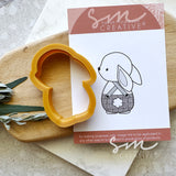 BOY Bunny Image and Cookie Cutter