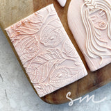 Feather Pattern Cookie Stamp