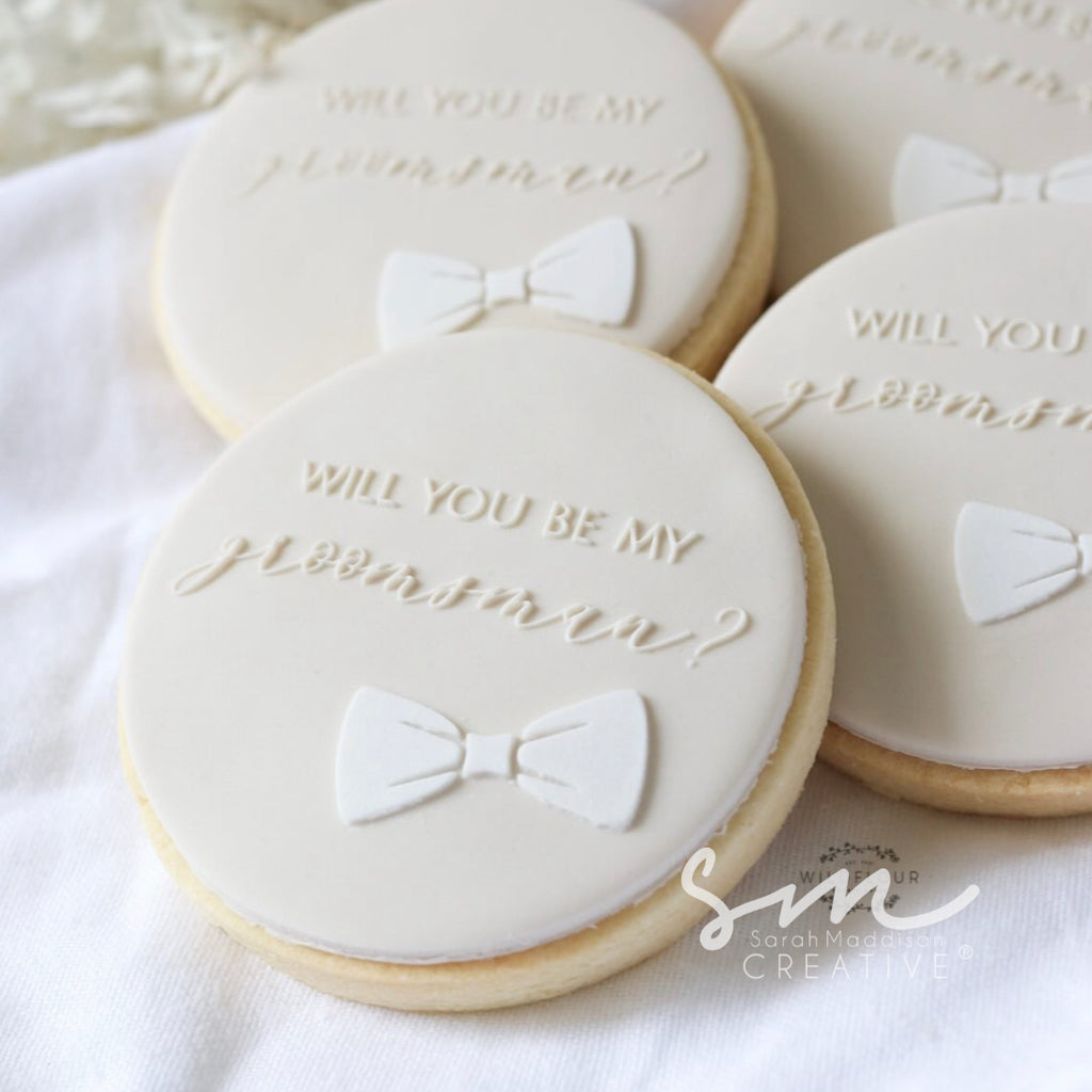 Will you be my Groomsman Cookie Stamp
