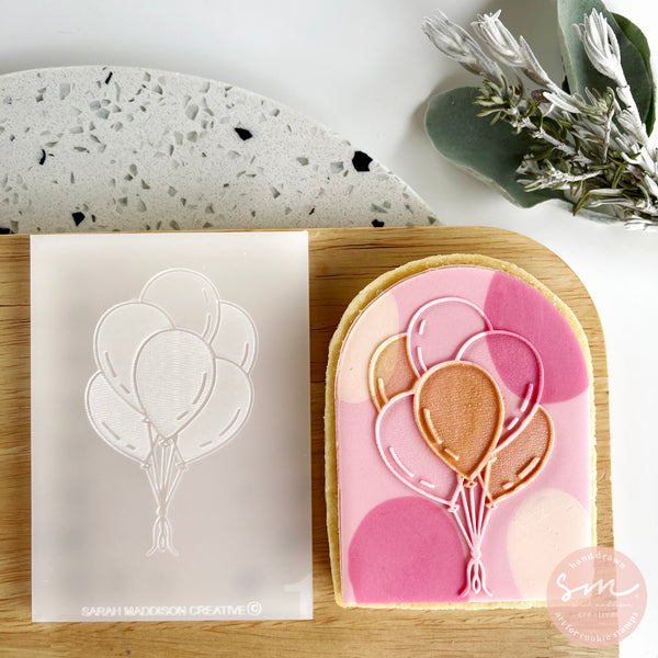 Balloon Bunch Cookie Stamp